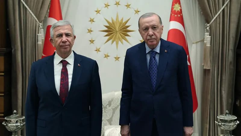 Cumhurbaşkanı Erdoğan, Mansur Yavaş’la görüştü