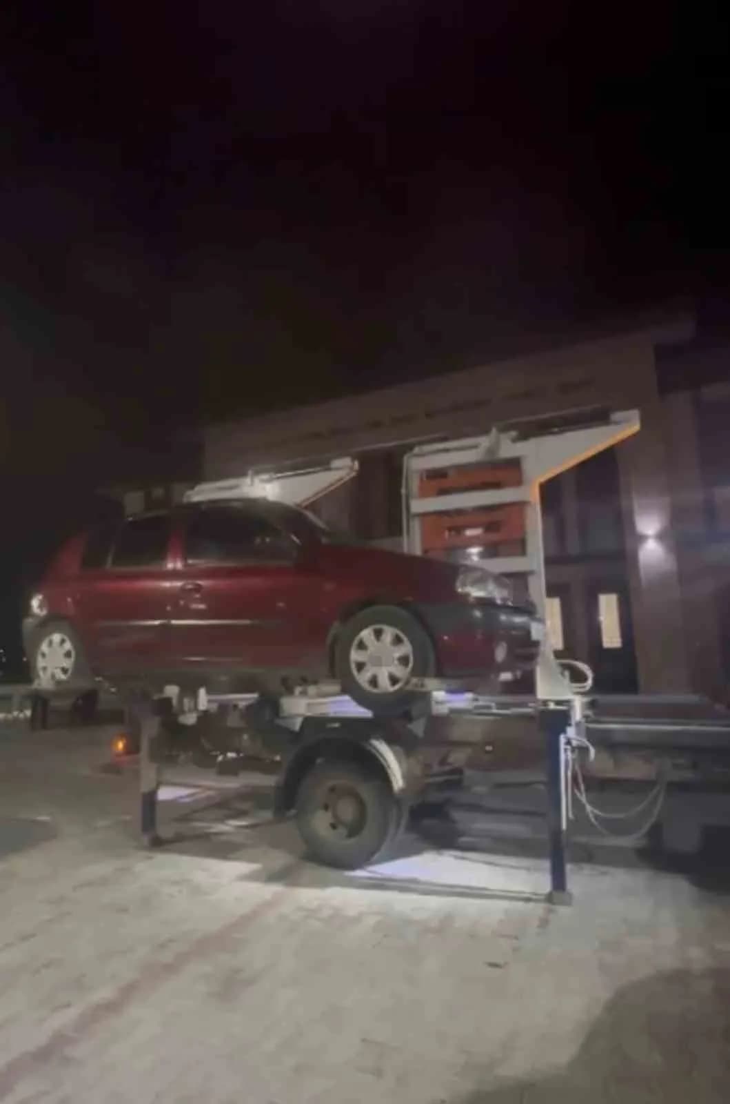 Ters yönde ilerleyen otomobile 90 bin lira ceza
