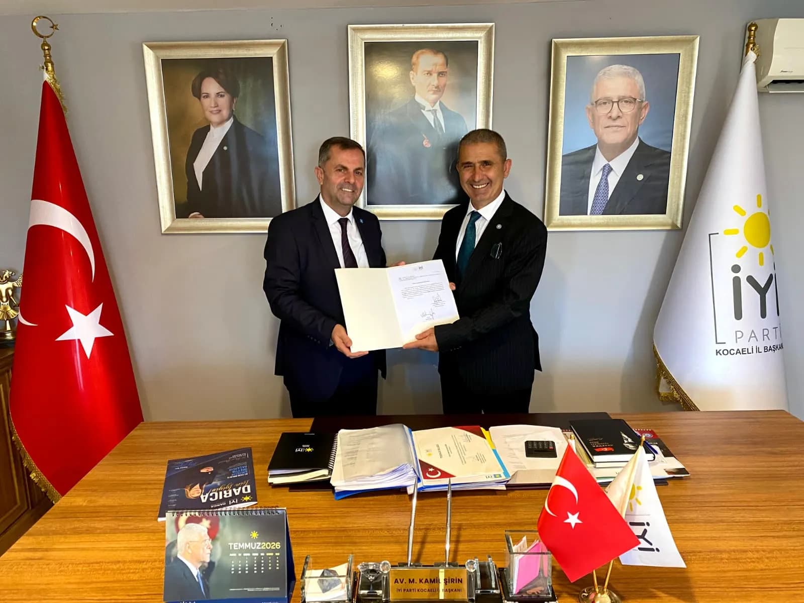 İYİ Parti Gölcük’te görev değişimi