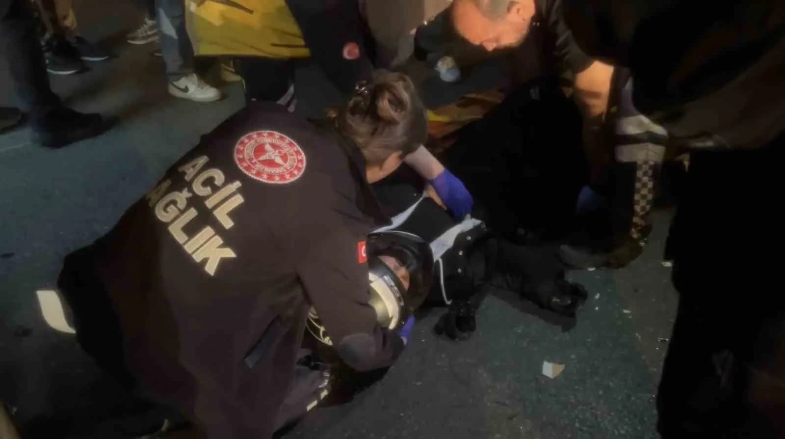 Bursa’da kavşakta motosiklet kazası: 18 yaşındaki aday sürücü ağır yaralandı