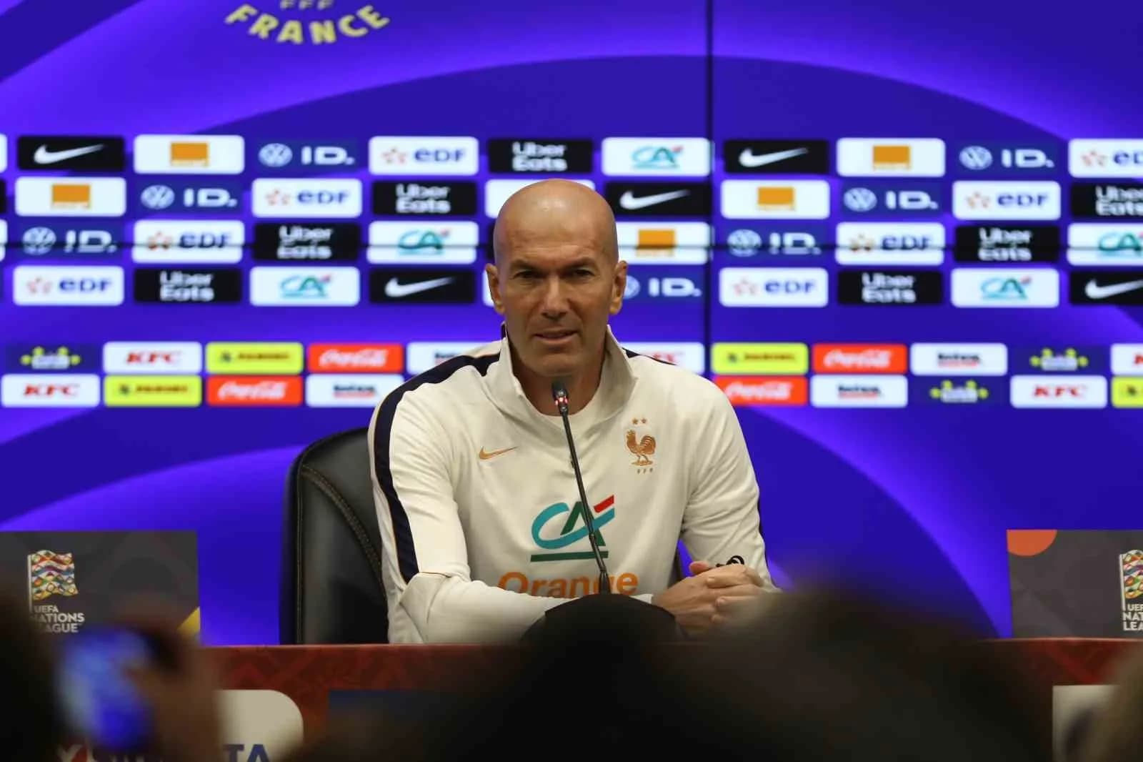 Zinedine Zidane Kocaeli Stadyumunda konuştu: "Yarın herkes Fransa takımını görecek"